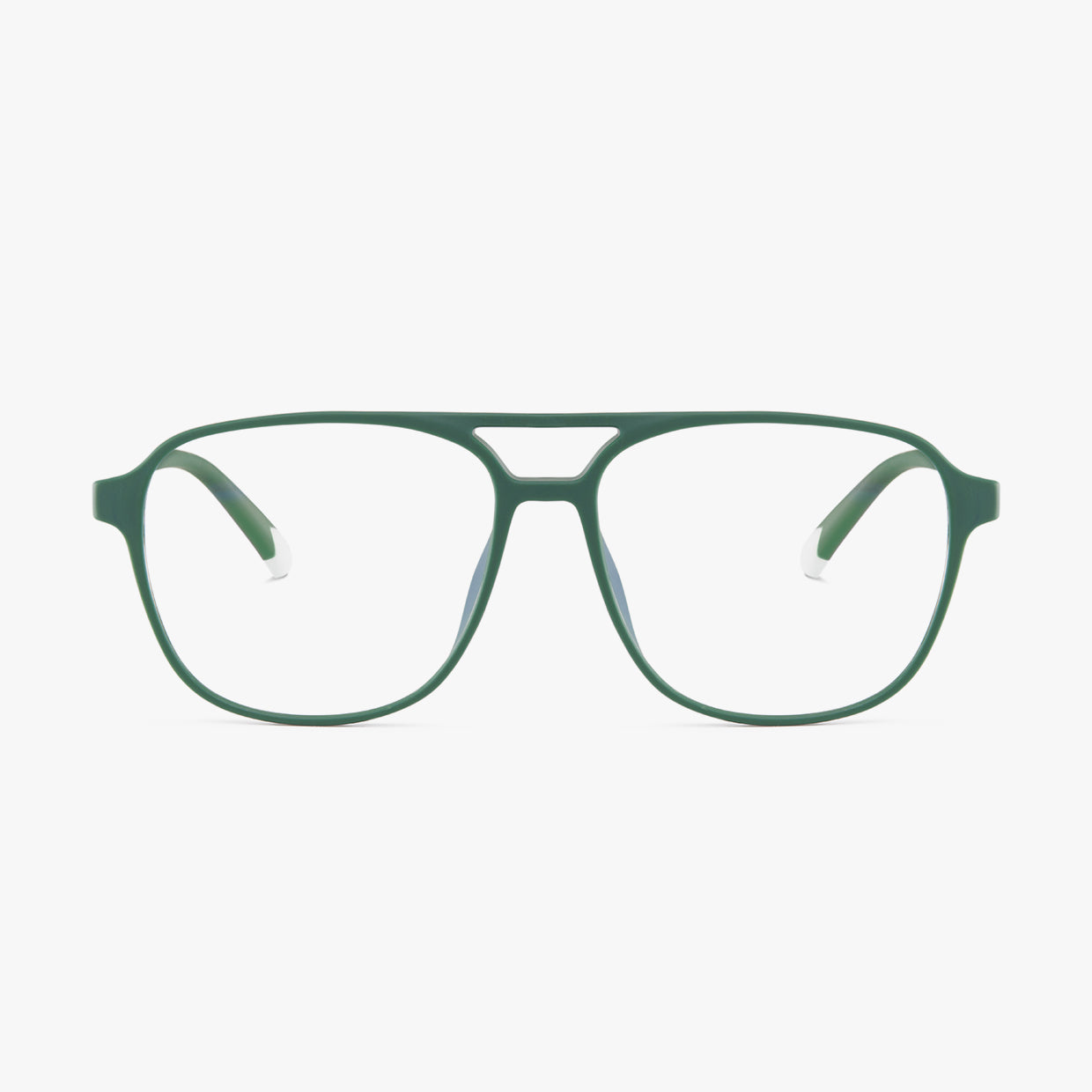 Brad Dark Green- Lentes de lectura con protección de luz azul