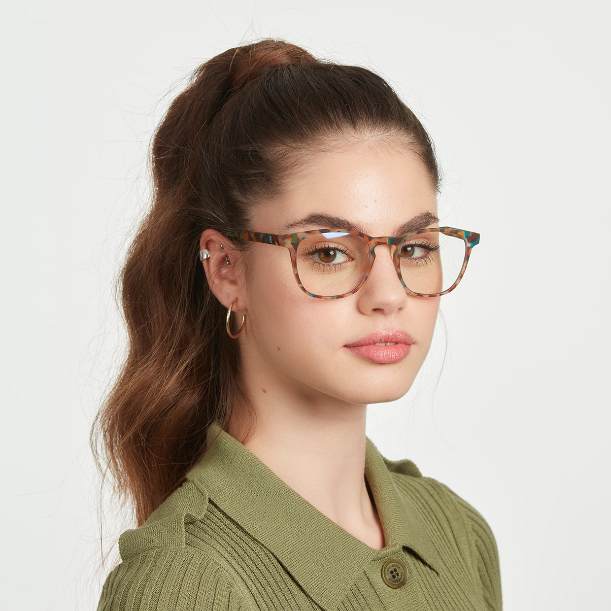 DALSTON Light Tortoise - Lentes de lectura con protección de luz azul