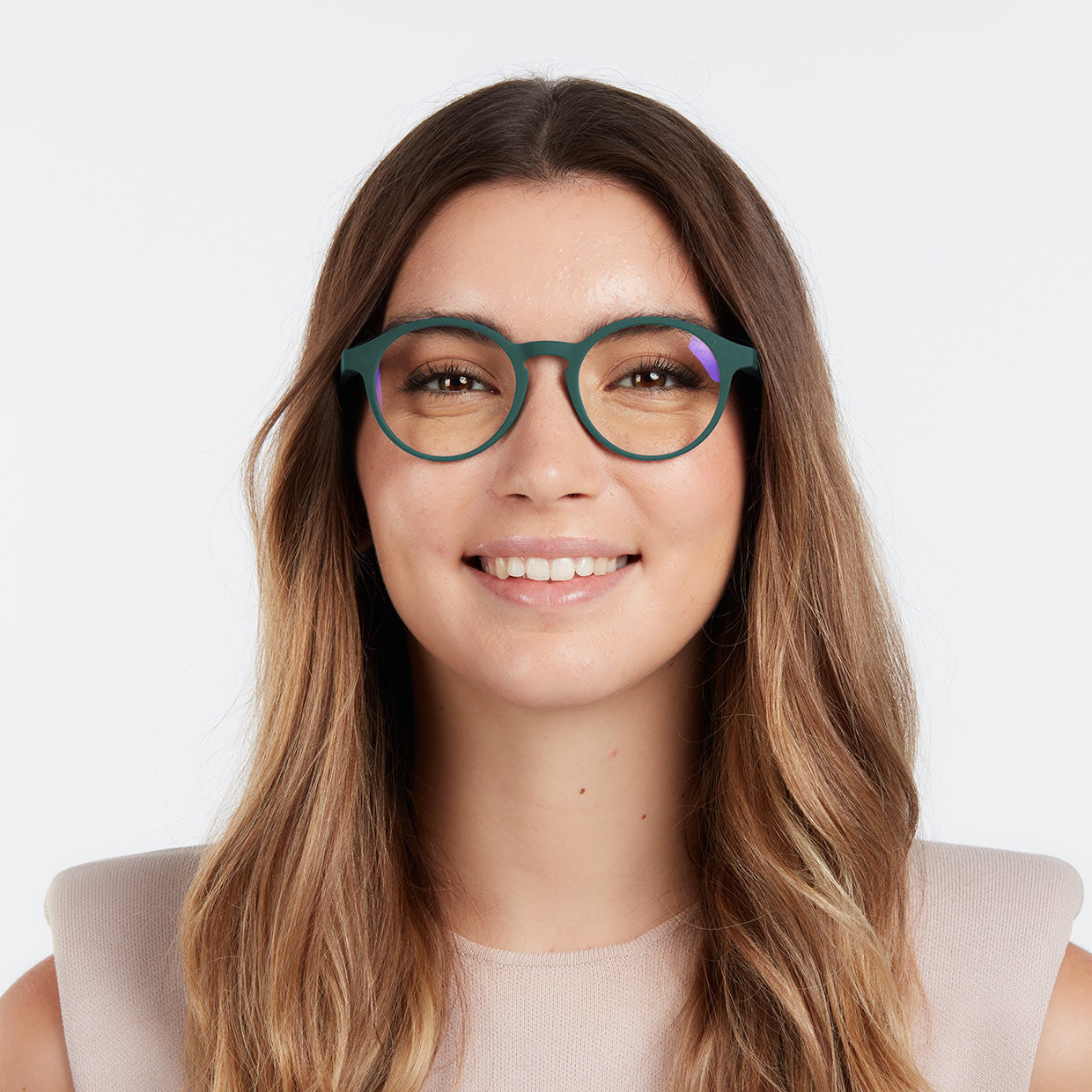 LE MARAIS Dark Green - Lentes de lectura con protección de luz azul